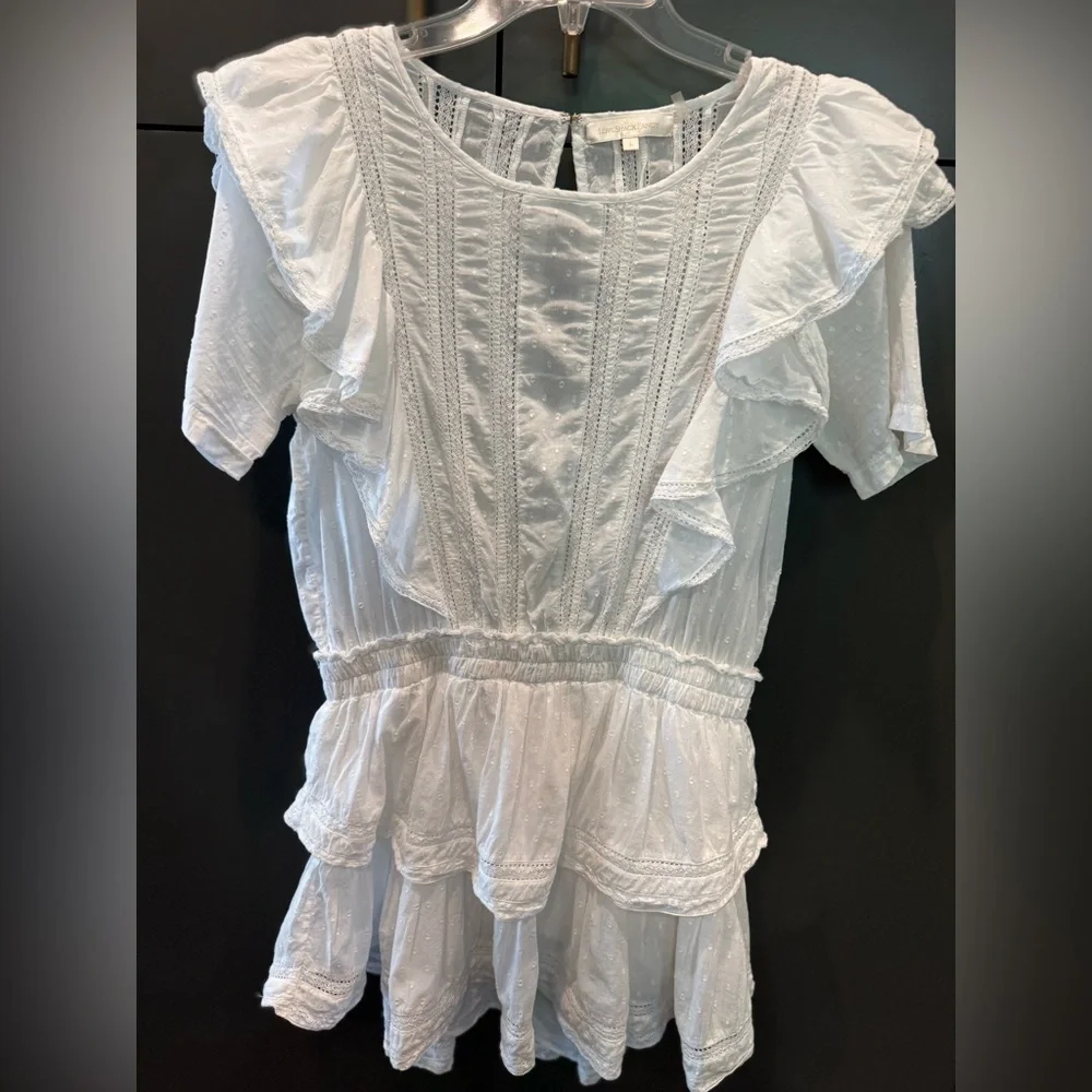 LoveShackFancy Natasha Heritage Mini Dress Womens Size L - Picture 3 of 5